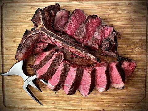 recette sur le bbq , barbecue , grill , steak reverse sear , accompagnement bbq , 